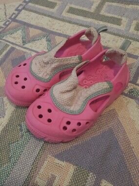 Crocs Micah II Water Beach Shoes Hot Pink Size 10c